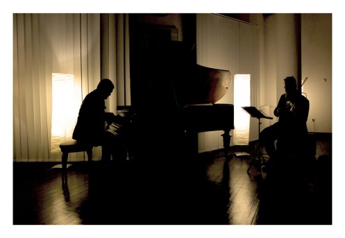 Lucian Ban & Mat Maneri by George Staicu